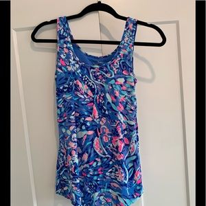 Lilly Pulitzer Athletic Top with Shelf Bra